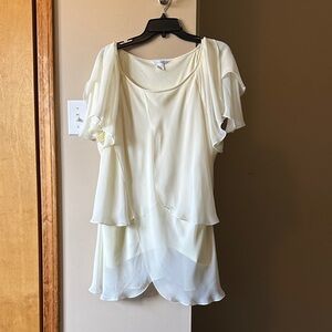 Silhouette Cream Blouse